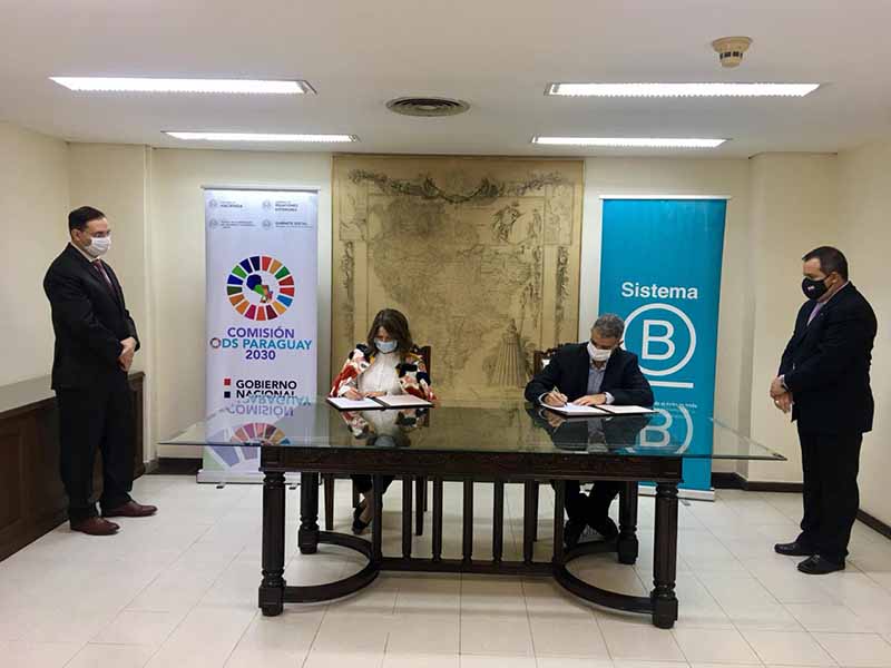 Comisión ODS Paraguay y Sistema B Paraguay establecen alianza estratégica para acciones conjuntas