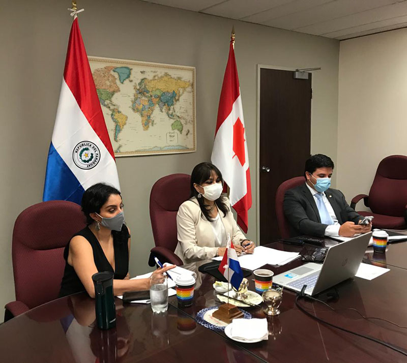 Embajada coordina promoción de oportunidades comerciales que el Paraguay ofrece a Canadá