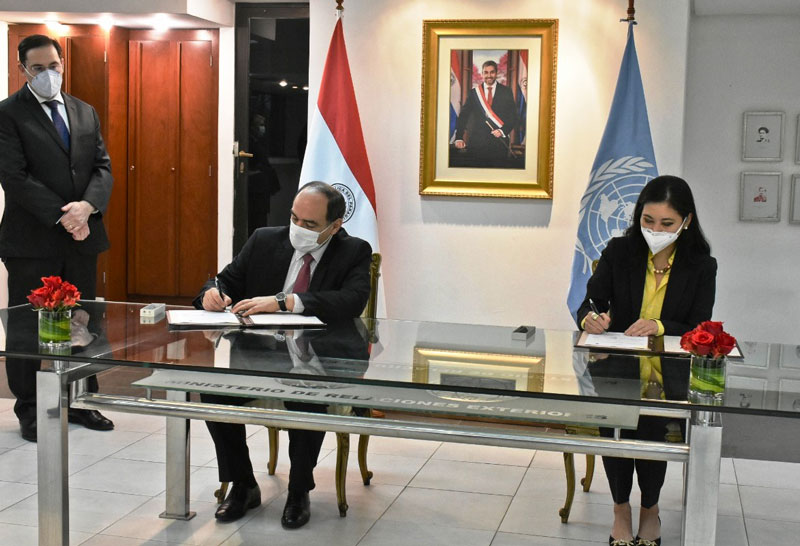 ODS Paraguay y el PNUD suscriben acuerdo vinculado al seguimiento de recomendaciones en DDHH