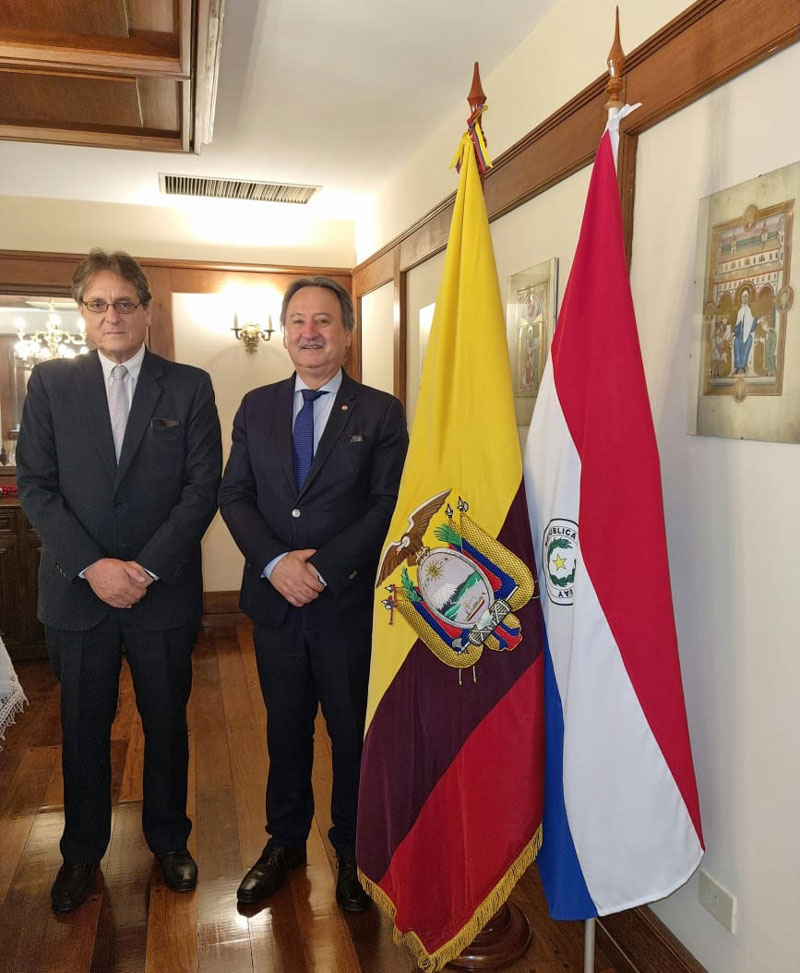 Paraguay y Ecuador conmemoran 142 años del inicio de Relaciones Diplomáticas