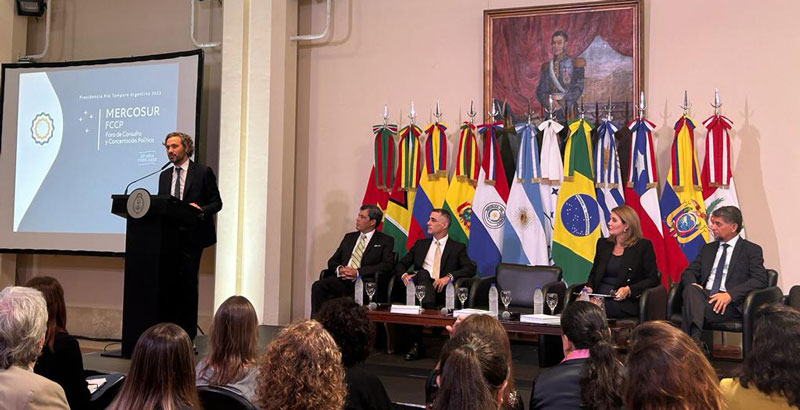 En Buenos Aires conmemoran los 25 años del Foro de Consultas y Concertación Política del Mercosur
