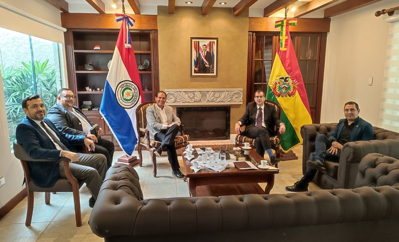Autoridades de la Cámara Binacional de Comercio e Industria Boliviano – Paraguaya acuerdan dinamizar intercambio comercial entre empresarios de ambos países