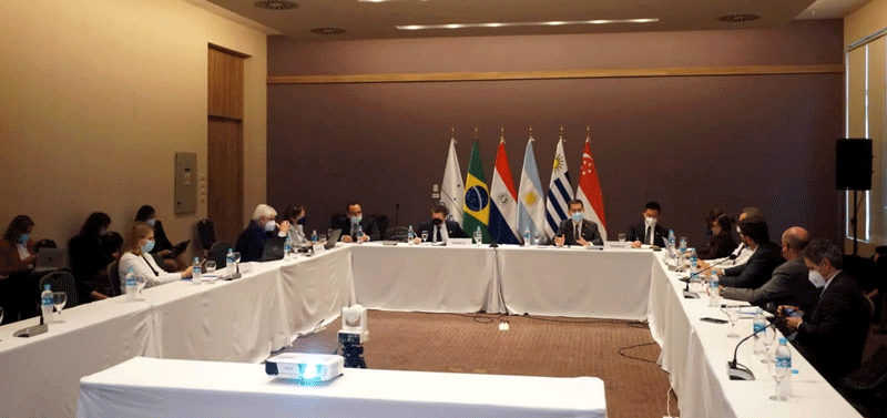 Se inició en nuestro país la IV Ronda de Negociaciones entre el Mercosur y Singapur en formato presencial