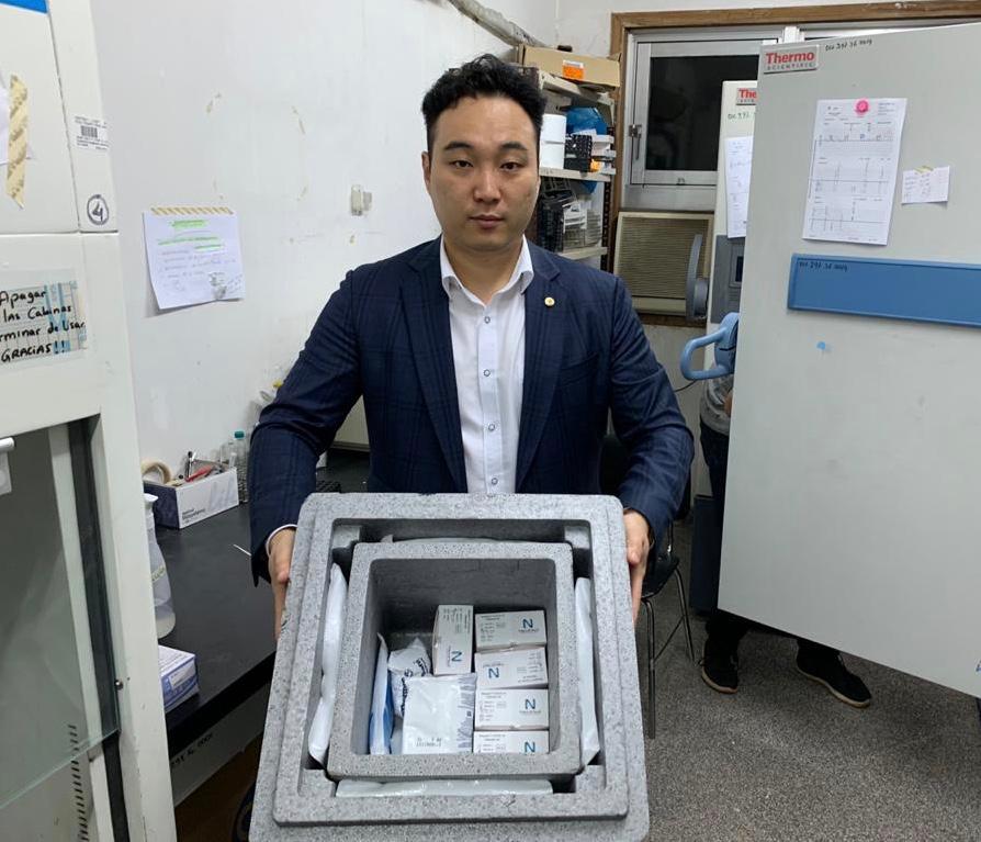 Inversor coreano donó al Ministerio de Salud 500 unidades de test para detección del coronavirus