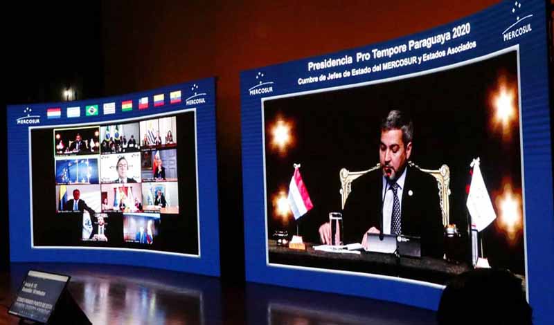 Presidente de la República invita a repensar la integración en el MERCOSUR, desde la lucha contra el COVID-19