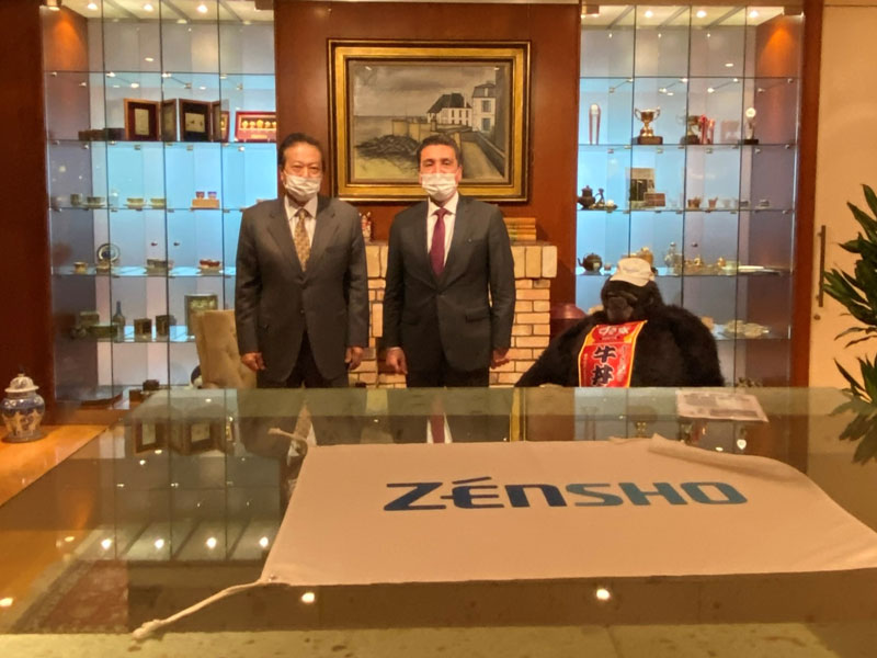 Embajador del Paraguay en Japón recibió al presidente de la empresa japonesa Zensho Holdings Co. Ltd.