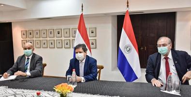 Canciller Acevedo se reunió con los representantes de la Cámara de Comercio Paraguayo Americana