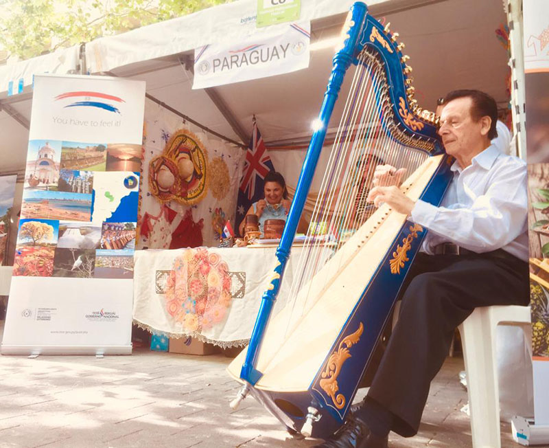 Embajada de Paraguay en Australia participó en Festival Multicultural y aprovechó para mostrar la producción nacional