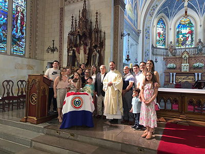 Celebración del día de la Virgen de Caacupé se realizó en la ciudad de Porto Alegre