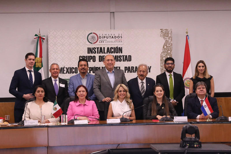 Instalan el Grupo de Amistad Paraguay-México para fortalecer la diplomacia parlamentaria
