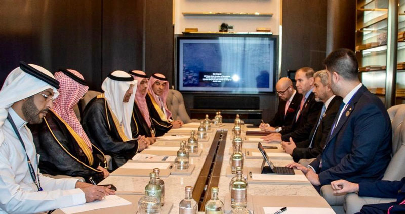 Presidente Abdo recibió a Ministro de Inversión de Arabia Saudita