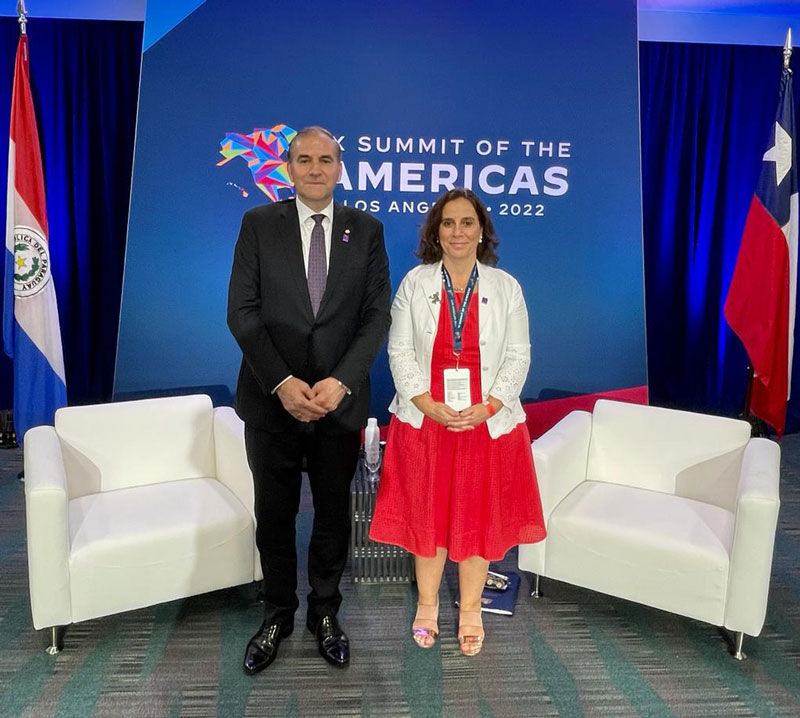 Paraguay y Chile destacan los excelentes vínculos económicos y comerciales, así como la alta complementariedad productiva