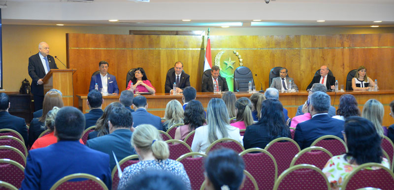 Canciller Nacional participa de apertura de seminario desarrollado con motivo de la visita académica al Paraguay del Presidente de la Corte IDH 