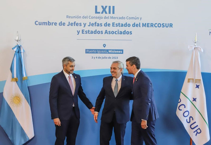 Comunicado conjunto de los presidentes de los estados parte del Mercosur Argentina, Brasil y Paraguay