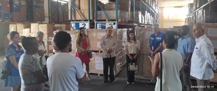 Embajada en Cuba formalizó entrega de donación de medicamentos a insumos al pueblo cubano