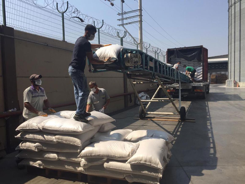 Turquía recibe las primeras 10 toneladas de arroz procedente del Paraguay 