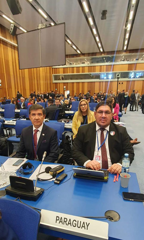 Paraguay ratifica en Viena su compromiso para prevenir y combatir el delito en todas sus formas