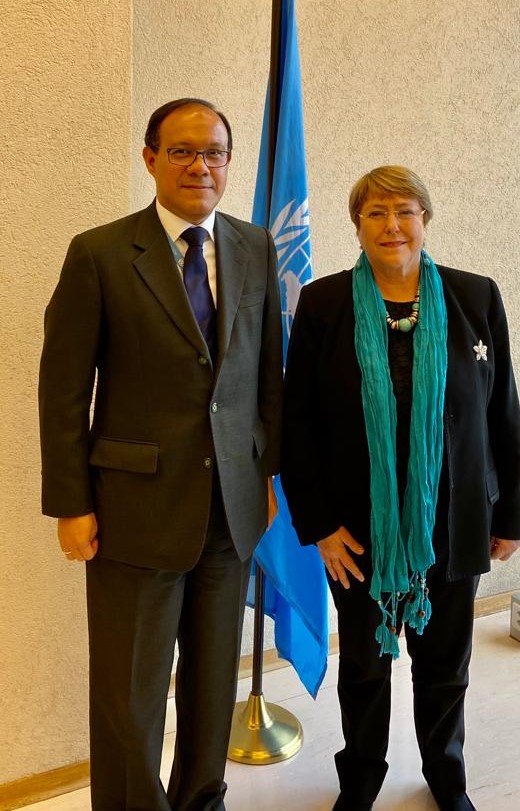 Misión Permanente entregó a Bachelet invitación para visitar el país en el marco de consulta sobre DDHH