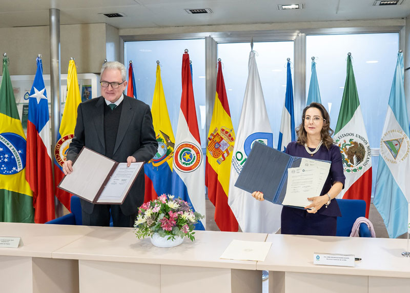 Firman acuerdo de sede para una delegación de la Organización Iberoamericana de Seguridad en Paraguay