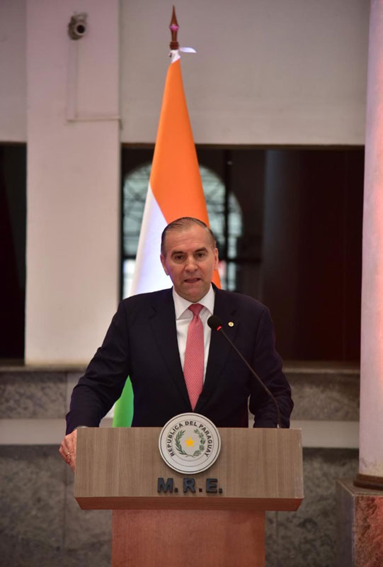 Declaración de Prensa del ministro de Relaciones Exteriores del Paraguay, embajador Julio César Arriola, en ocasión de la visita del ministro de Asuntos Extranjeros de la India, Dr. S. Jaishankar