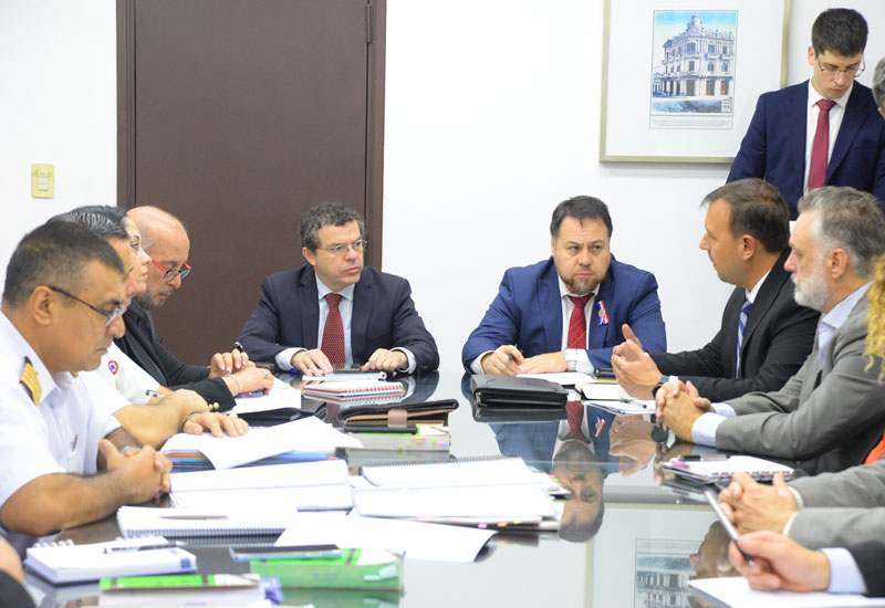 Instituciones coordinan participación en Reunión de la Comisión del Acuerdo de la Hidrovía
