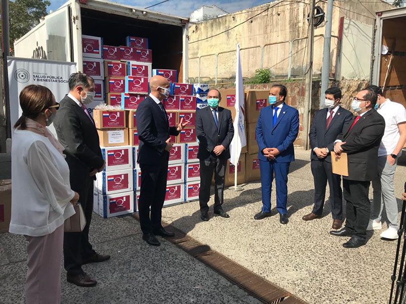 Qatar dona insumos médicos al Paraguay para la lucha contra el COVID-19