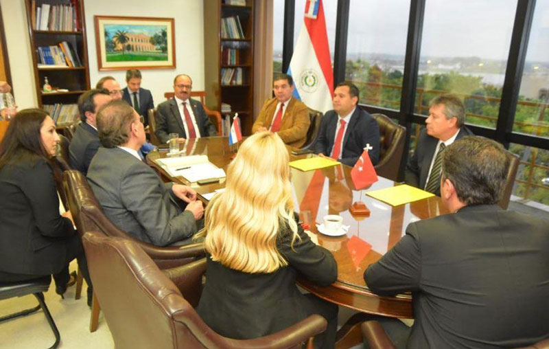 Una delegación del Grupo de Amistad Parlamentario Türkiye - Paraguay realiza una visita a nuestro país 