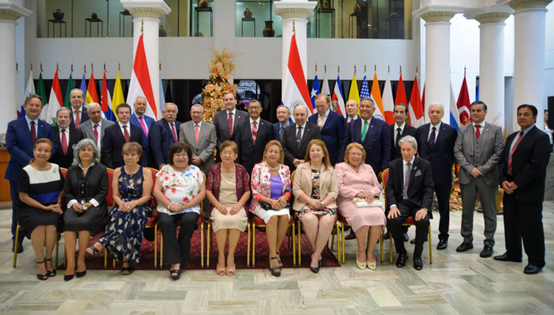 Canciller presidió saludo a miembros de la Asociación de Diplomáticos y Funcionarios Jubilados del MRE