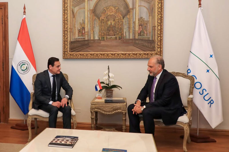 Canciller y embajador de Serbia efectuaron un repaso de la agenda bilateral