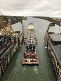 Culminó paso de barcazas con producción nacional a través de la Hidroeléctrica Yacyretá