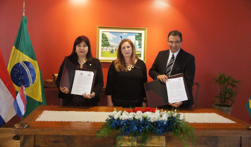 La UNA y la Universidad Federal de Río Grande do Sul suscriben protocolo de cooperación científica y académica