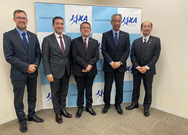 Embajador del Paraguay acompañó la nutrida agenda del presidente de la Agencia Espacial del Paraguay en Japón