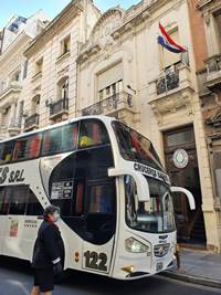 Con una nueva partida despachada en Buenos Aires suman 43 los buses de repatriación de connacionales
