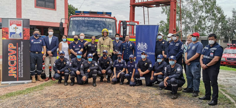 Donación a la Junta Nacional de Cuerpos de Bomberos Voluntarios del Paraguay