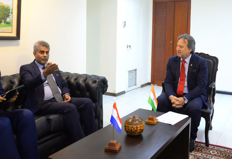 Paraguay e India destacan avances en temas de la agenda bilateral