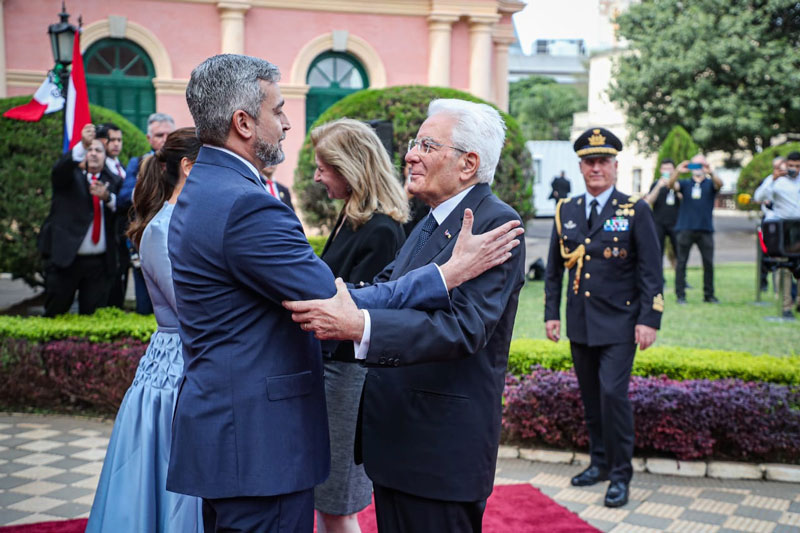 I presidenti discutono dei punti di contatto tra Paraguay e Italia