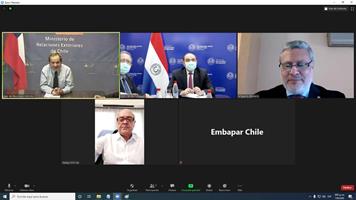 Cancilleres de Paraguay y Chile hicieron un repaso de la agenda bilateral a través de videoconferencia