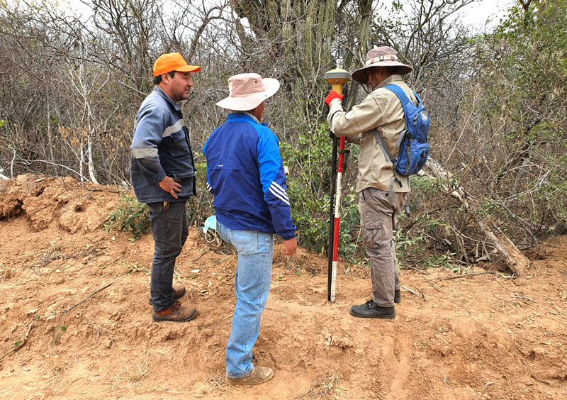 Comisión Nacional Demarcadora de Límites ejecuta trabajos de campaña en el I y II sector del límite con Bolivia