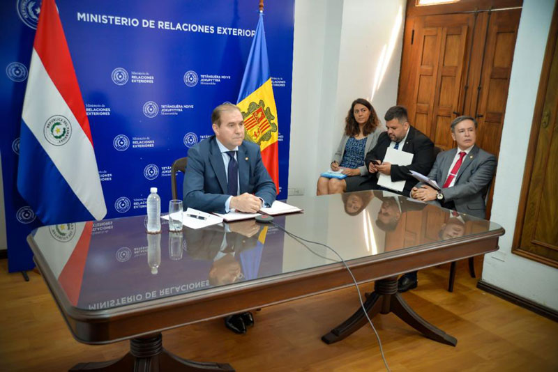 Se realizó la primera reunión del Mecanismo de Consultas Políticas entre Paraguay y Andorra