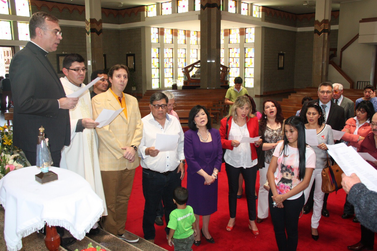 Celebración de la Santa Misa se realizó en la ciudad de La Paz en el Día de la Virgen de Caacupé