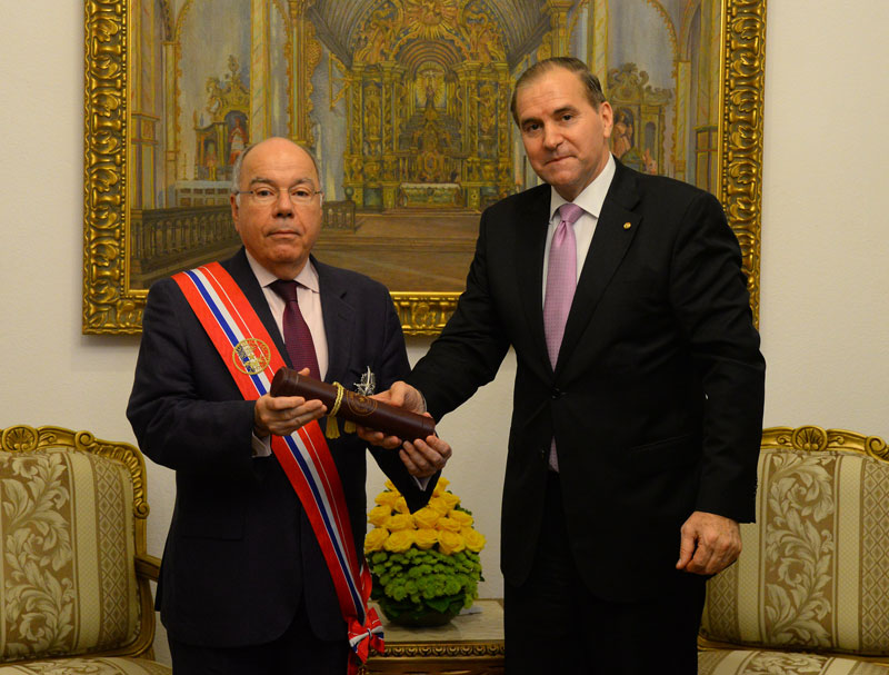 Paraguay condecora al canciller Vieira con la Orden Nacional del Mérito en el grado de “Gran Cruz Extraordinaria” 