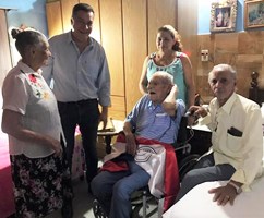 Consulado en Formosa reconoce y asiste a veterano del Chaco de 104 años