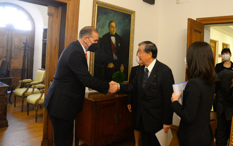 Canciller recibió al diputado japonés Okuno Shinsuke, presidente de la Asociación de Cooperación Nippon-Paraguaya