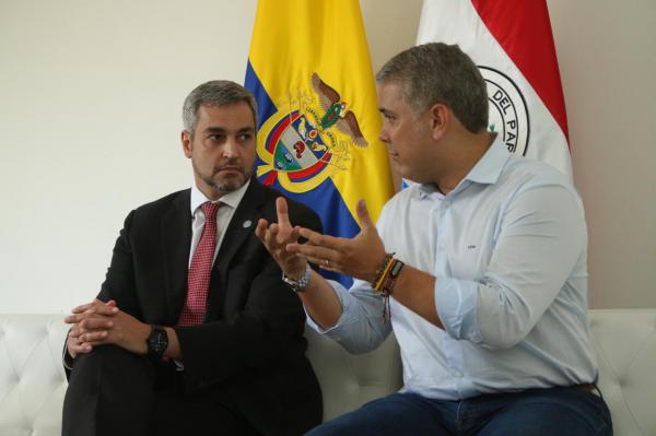 Paraguay ratifica ante Colombia su solidaridad con el pueblo de Venezuela