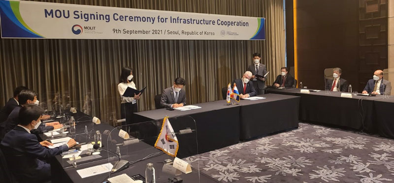 Paraguay y Corea firman instrumentos de cooperación para infraestructura y transporte 