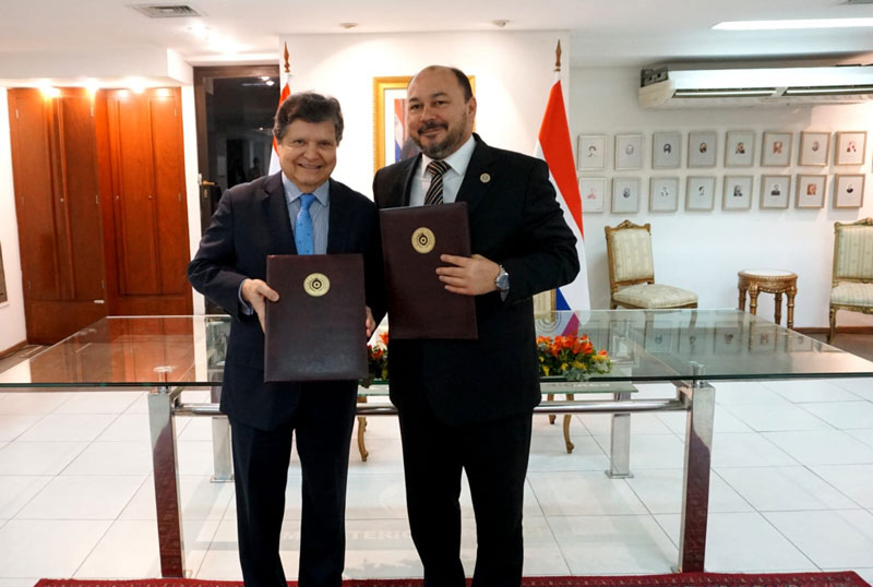 El Ministerio de Relaciones Exteriores y Aduanas suscriben convenio de cooperación interinstitucional