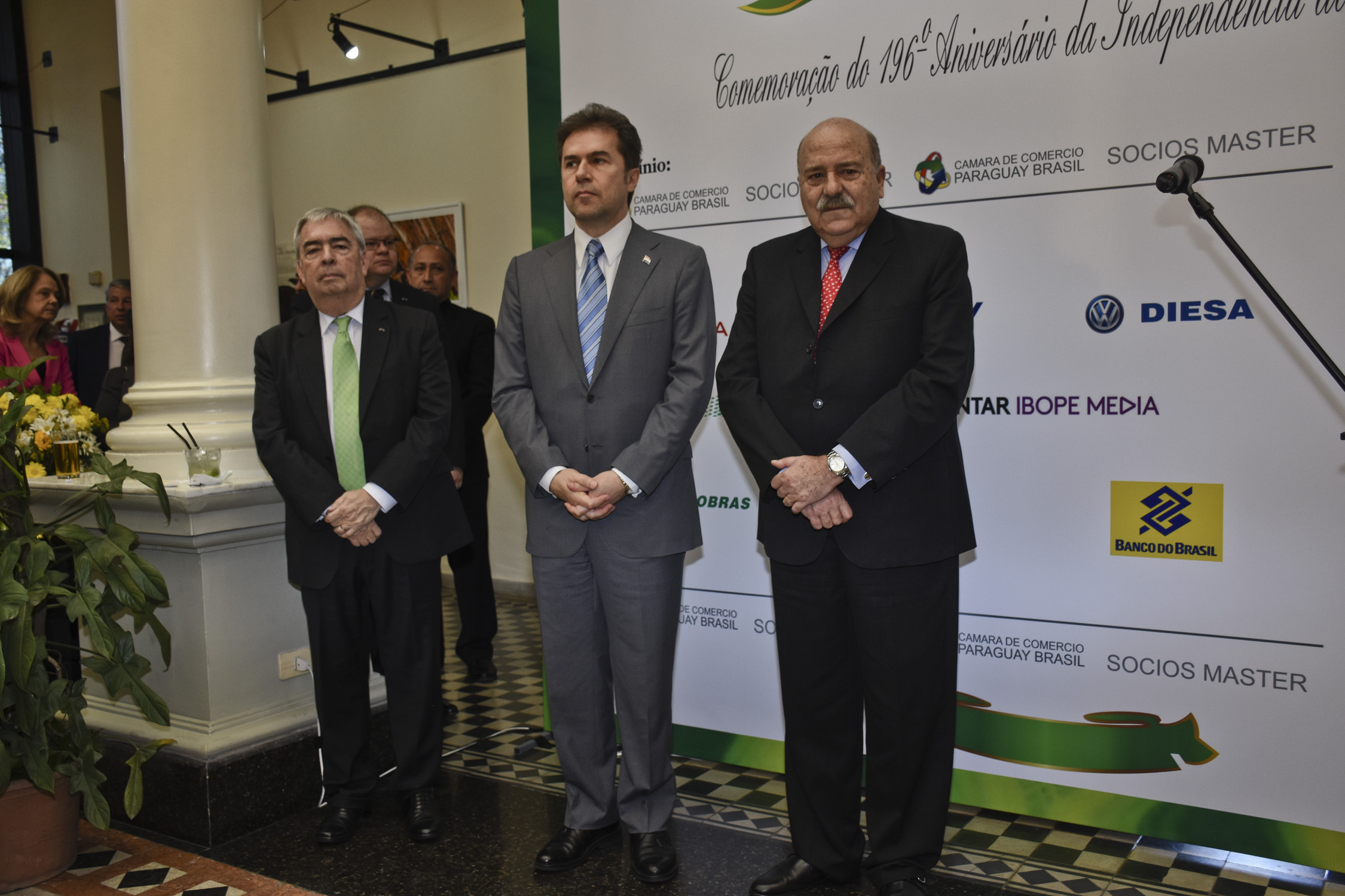 Ministro Castiglioni participó en la celebración de la Independencia de la República Federativa del Brasil