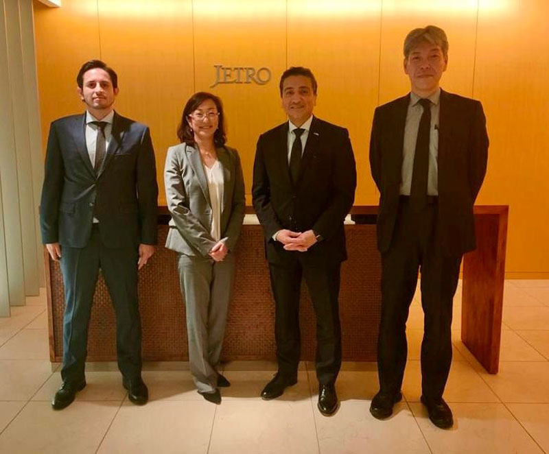 Embajador abordó situación económica y comercial de  Paraguay con organización de comercio exterior de Japón