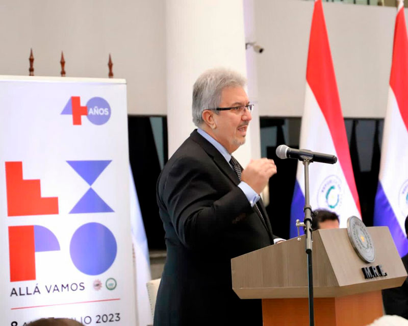 En la Cancillería Nacional se realizó el lanzamiento  oficial de la EXPO 2023 de Mariano Roque Alonso