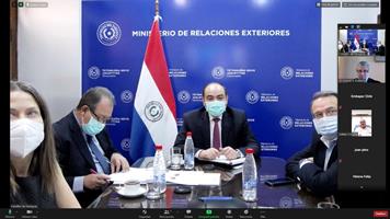 Cancilleres de Paraguay y Chile hicieron un repaso de la agenda bilateral a través de videoconferencia